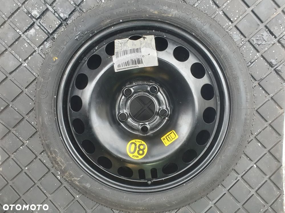 OPEL SAAB FIAT ORYGINALNE KOŁO DOJAZDOWE R16 5x110 ZAPASOWE DOJAZDÓWKA 16" 2160132 CONTINENTAL 115/70R16 CROMA II - 16