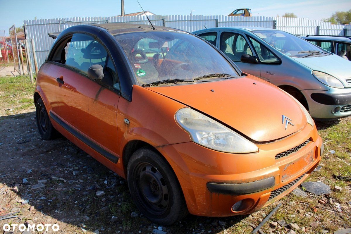 Citroen C3 Pluriel 2004 1.4HDI 8HZ (MASKA, ZDERZAK, LAMPA, BŁOTNIK, DRZWI, KLAPA, SZYBA, FOTEL) - 1