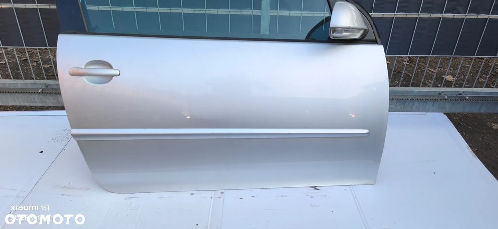 Drzwi kompletne Lewe Prawe VW GOLF 5 LA7W V części przód przednie 3D srebrne kierowcy poszycie - 10