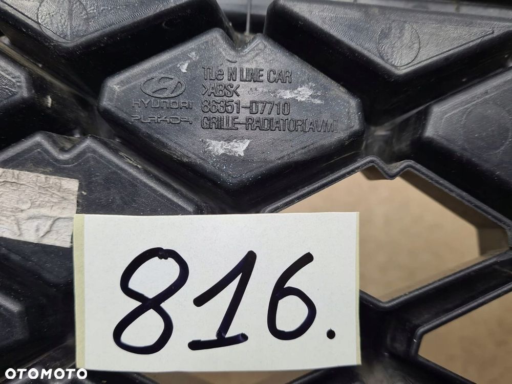 ATRAPA GRILL ZNACZEK PDC HYUNDAI TUCSON III 3 LIFT FL N-LINE 2019 - 2022 - 5