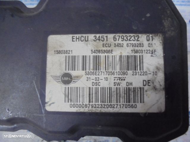 Abs 3451679323201 15803821 54085306E  15803122AF MINI R56 FASE 1 2010 1.6D 90CV 3P CINZA AZULADO - 5