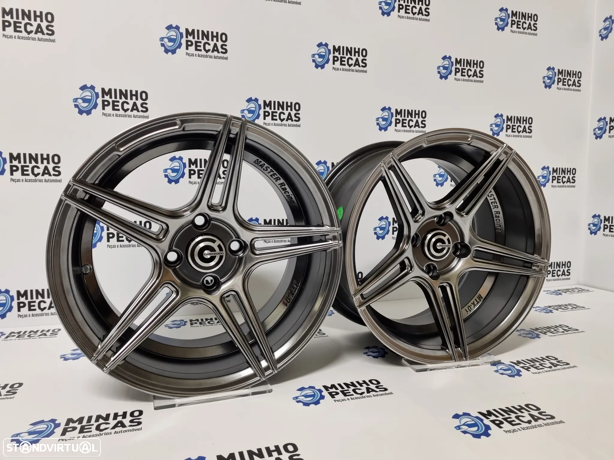 Jantes Master Racing MTX.001 em 15 (4x100) Hyper Black - 2