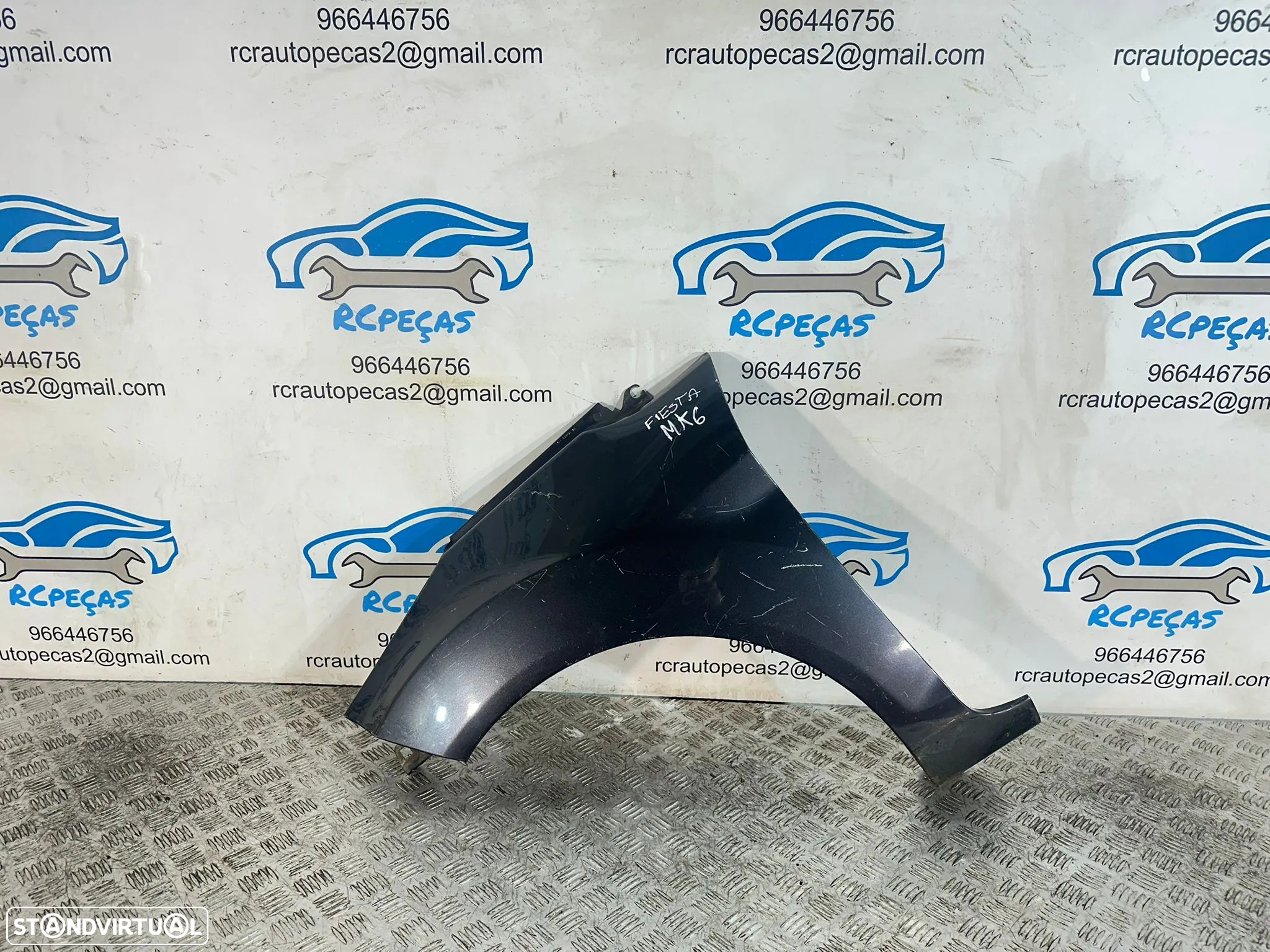 Conjunto Guardalamas Direito Ford Fiesta MK6 VI 6 2008 - 2017 - 2