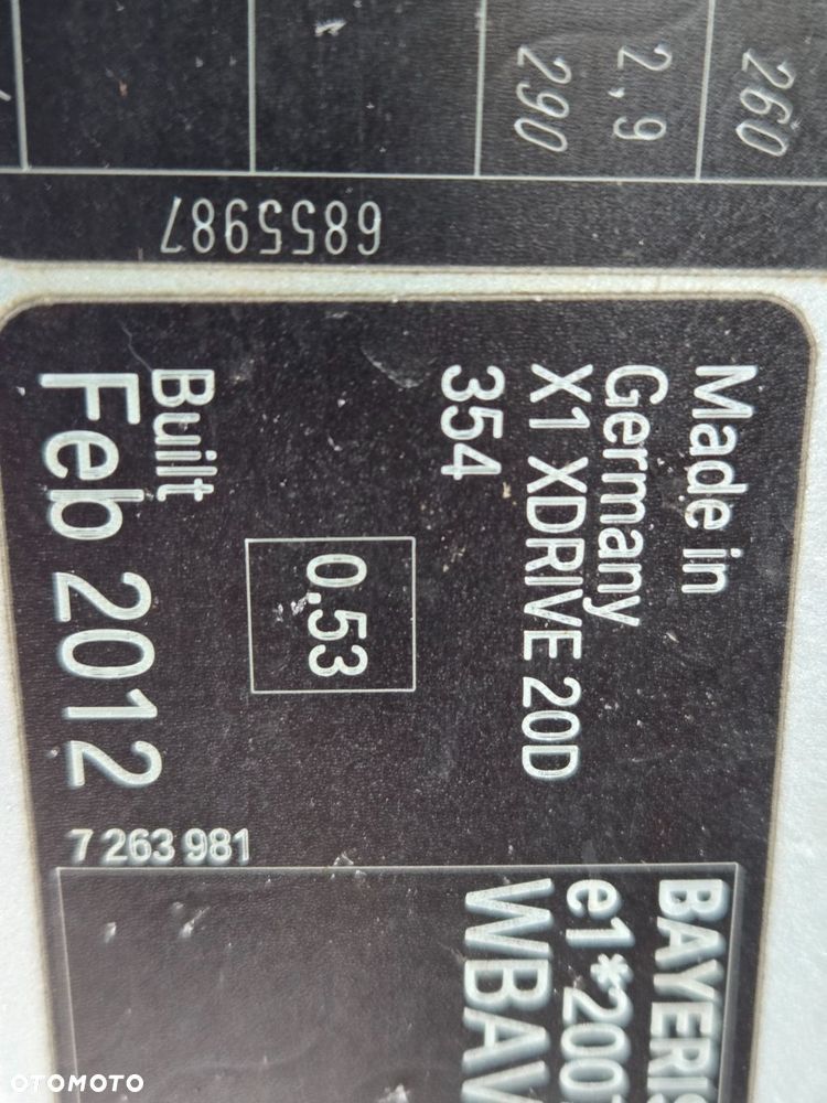 BMW X1 E84 KLAPA BAGAŻNIKA TYLNA 354 - 14