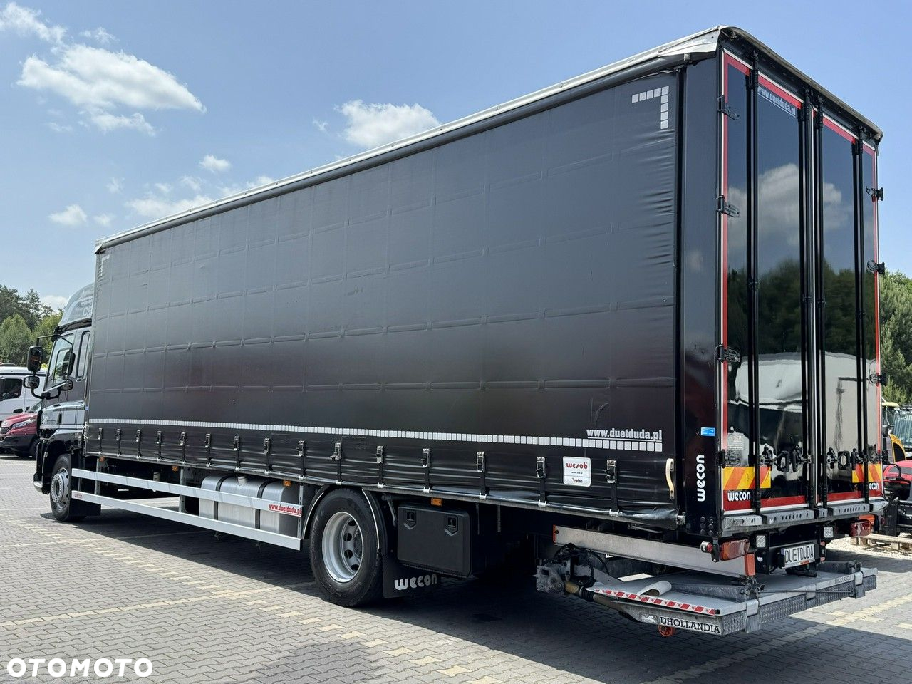 DAF CF 320 E6 Winda Firana Tył Drzwi Dach Zsuwany Długi 9.40m - 15