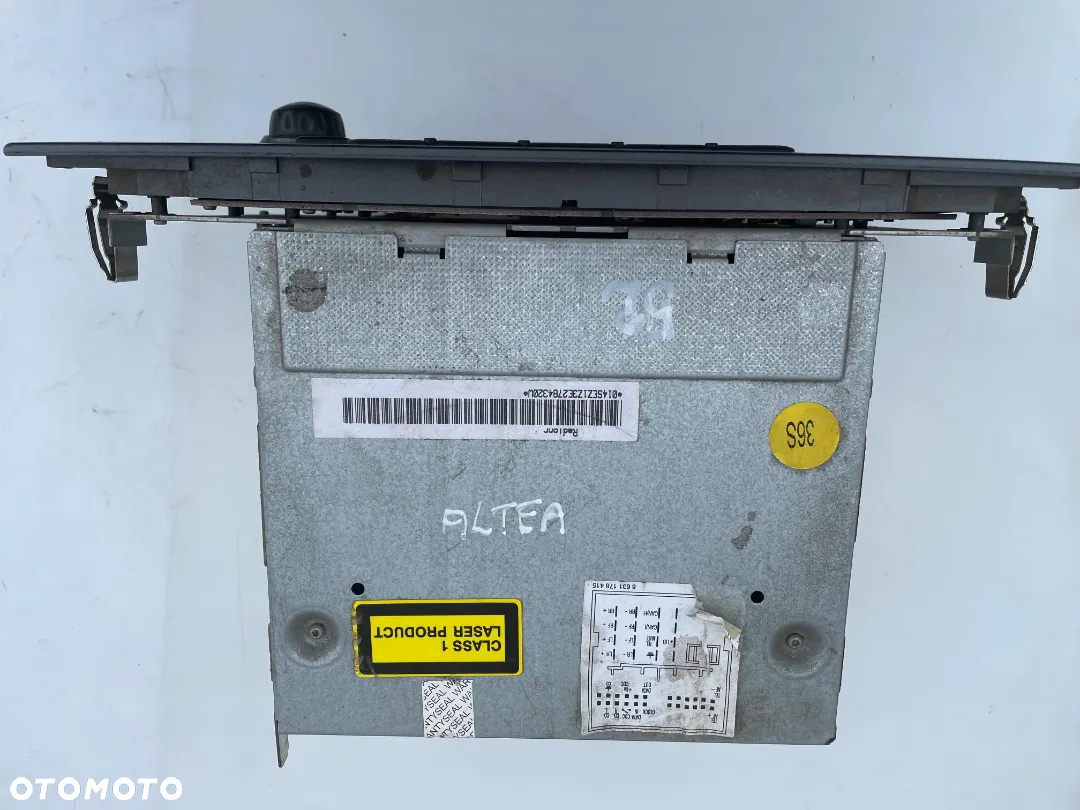 RADIO CD RADIOODTWARZACZ  SEAT ALTEA BRAK KODU - 4
