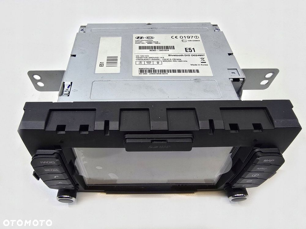radio navi nawigacja ekran kia rio iii 14-17r 96560-1w510 - 3