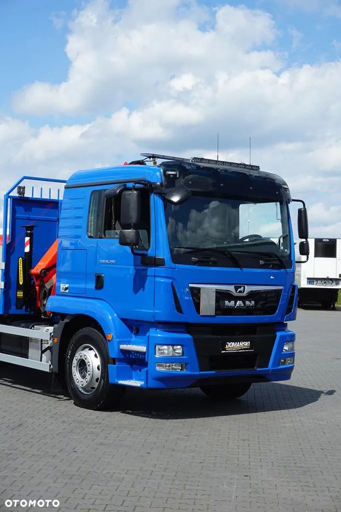 MAN TGM / 18.290  / SKRZYNIOWY + HDS + WINDA / PALFINGER PK 12002 / WYSIĘG 10 M - 30