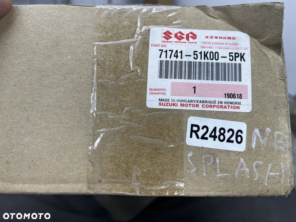 Atrapa Suzuki Splash 08-14r. grill przednia maskownica zderzaka znaczek 71741-51k00-5pk - 9
