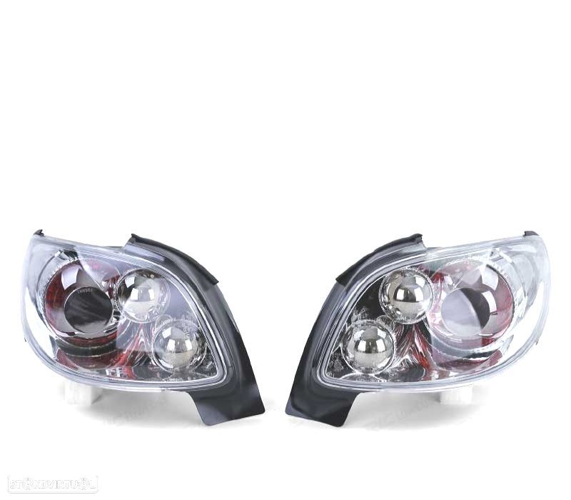 PILOTOS PEUGEOT 206 CC 98-09 FUNDO CROMADO - 5