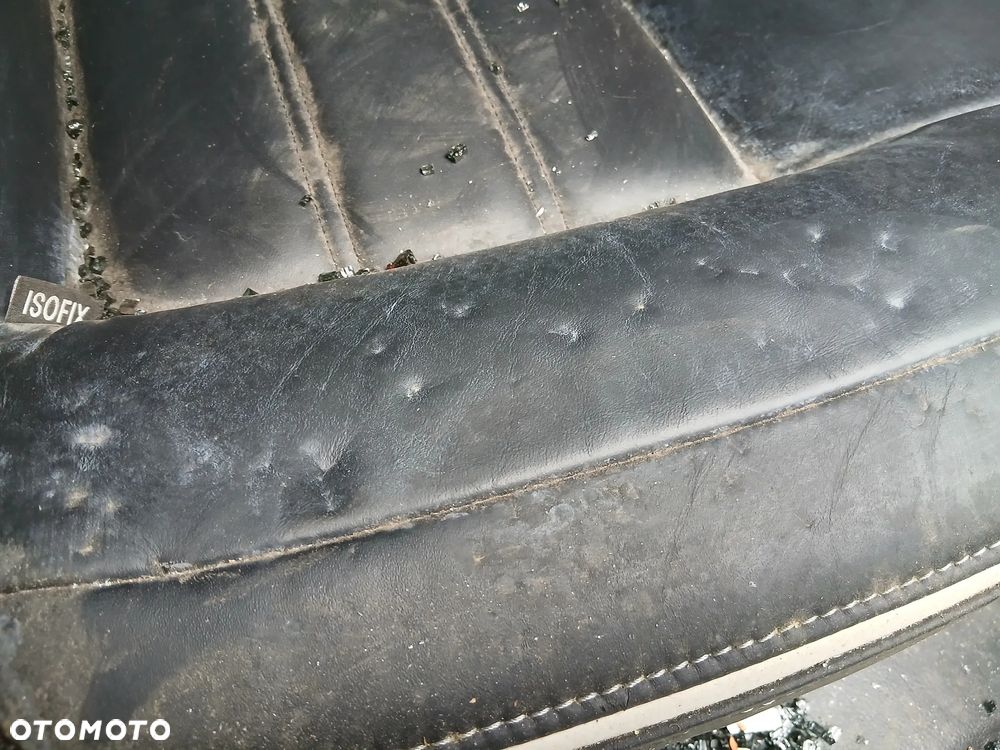 Fotele Kanapa Skóra Biała Nić Ford Mondeo MK4 Lift Kombi - 5