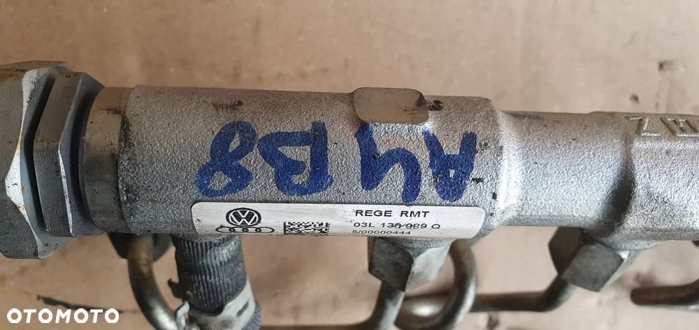 Wtryskiwacze układ wtryskowy pompa wtryski Audi A4 B8 Lift 2.0 TDI 03L130277J 03L130755AC 03L130089Q - 11