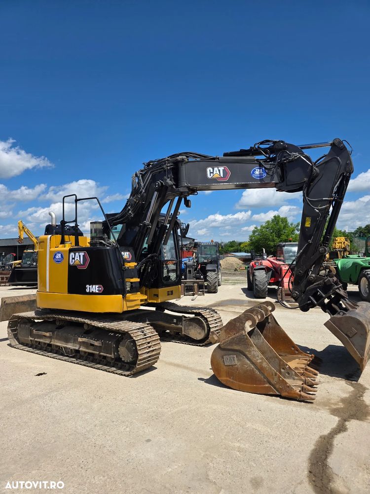 Caterpillar Cat 314E LCR deporte / 3cupe excavator pe senile compact aproape unic - 2