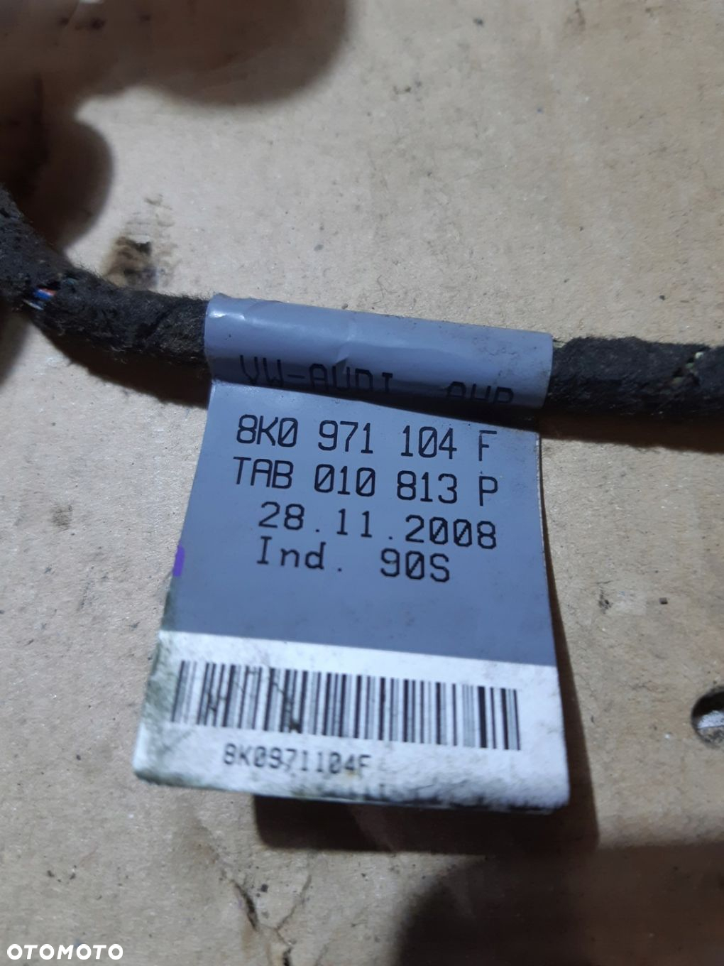 AUDI A4 B8 WIĄZKA INSTALACJA PDC ZDERZAKA TYLNEGO TYŁ 8K0971104F - 6