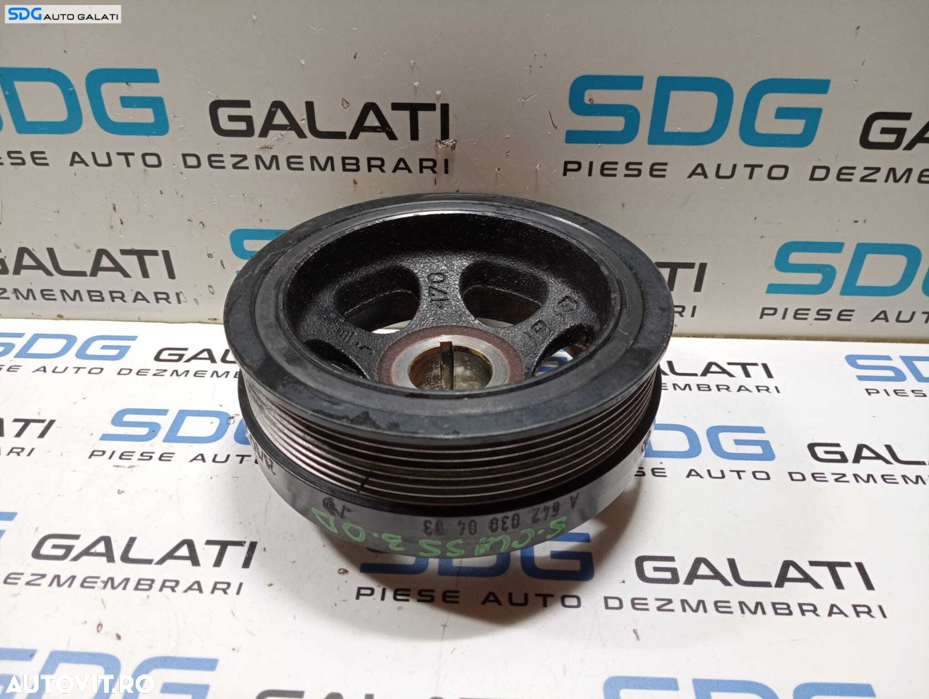 Fulie Rola Vibrochen Arbore Cotit Mercedes Clasa S Class W221 S350 3.0 D 2005 - 2013 Cod A6420300403 [M5192] - 3