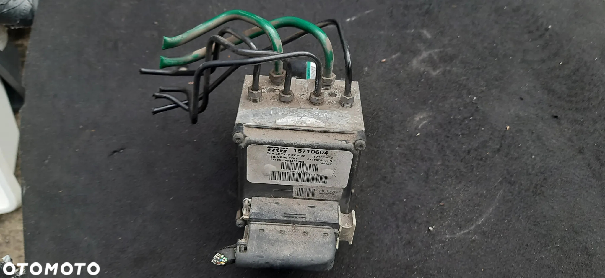 Peugeot 307 POMPA ABS Moduł 0265950368 0265237140 9649458080 Peugeot 407 trw 15710604 9661731180 - 4