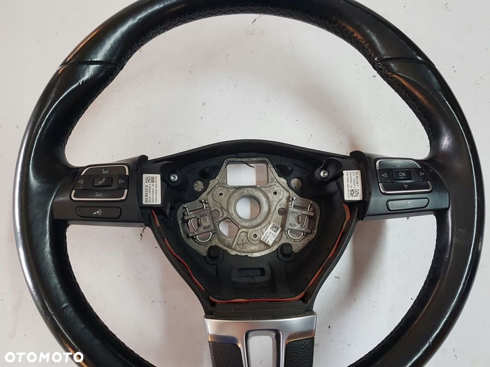 VW PASSAT B7 10-14r PASSAT CC GOLF VI KIEROWNICA SKÓRZANA 3C8419091AJ - 2