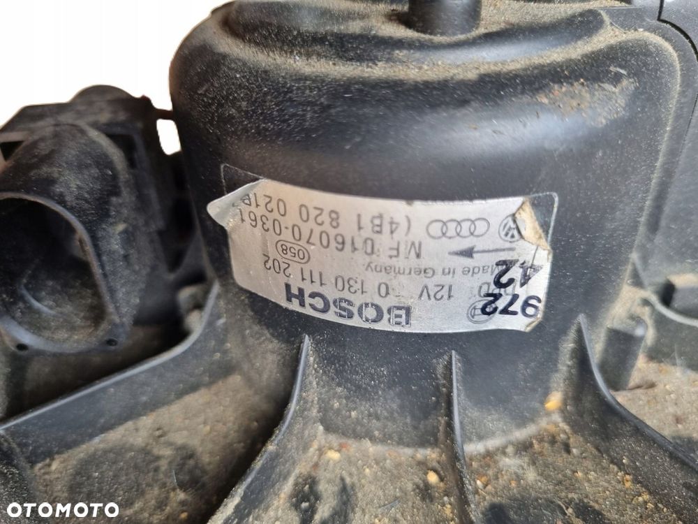 AUDI A6 C5 97-04 r. DMUCHAWA WENTYLATOR NAWIEWU BOSCH 0130111202 REZYSTOR + - 5