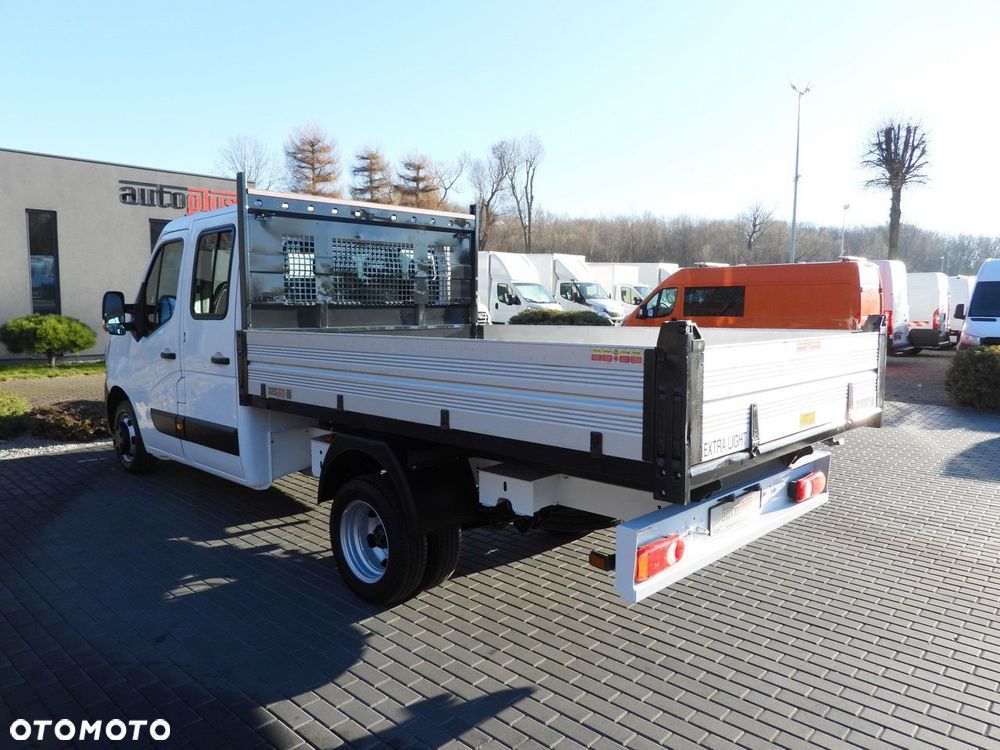 Renault MASTER WYWROTKA PODWÓJNA KABINA DOKA 6 MIEJSC TEMPOMAT LEDY BLIŹNIACZE KOŁA KLIMATYZACJA  130KM - 10