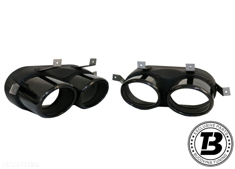 Difuzor Bara Spate cu Ornamente compatibil cu Audi Q5 FY SQ5 Design - 8