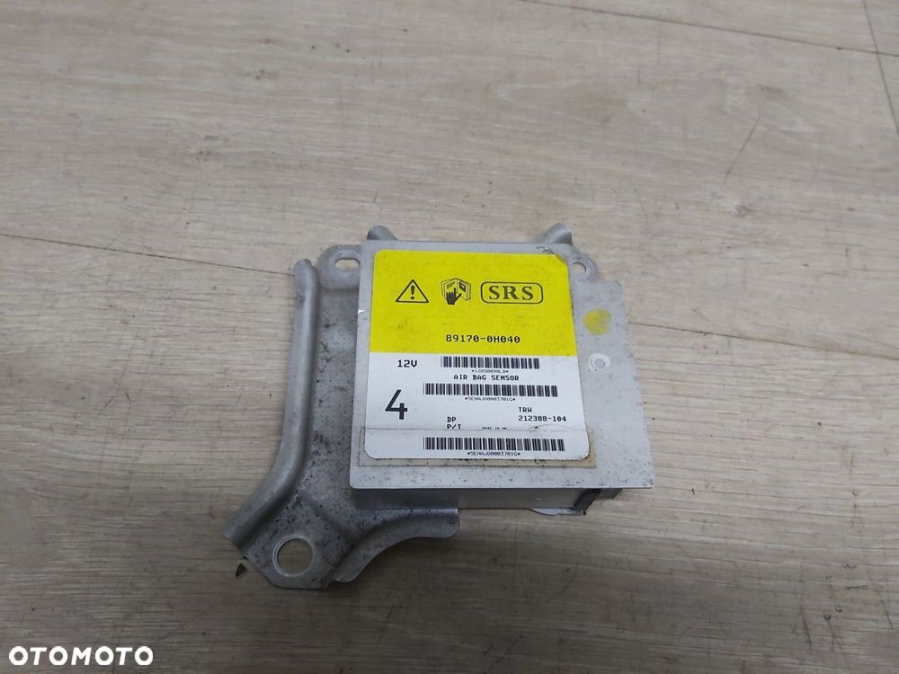 Toyota AYGO I 2006 - 2013 moduł sterownik poduszki air bag 89170-0H040 - 1
