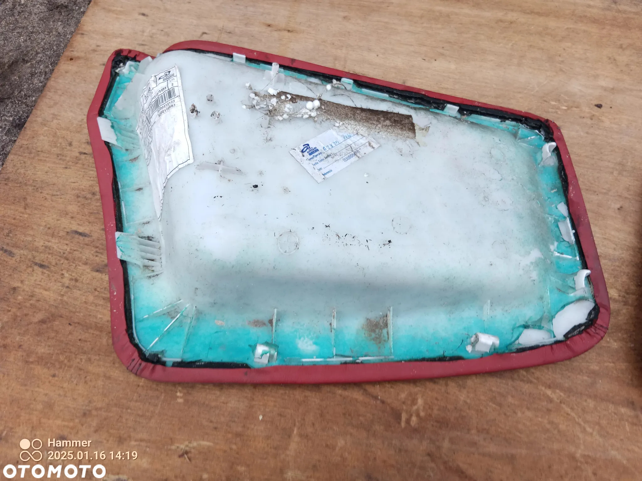 MEGANE II CC boczek tapicerka tył skóra - 4