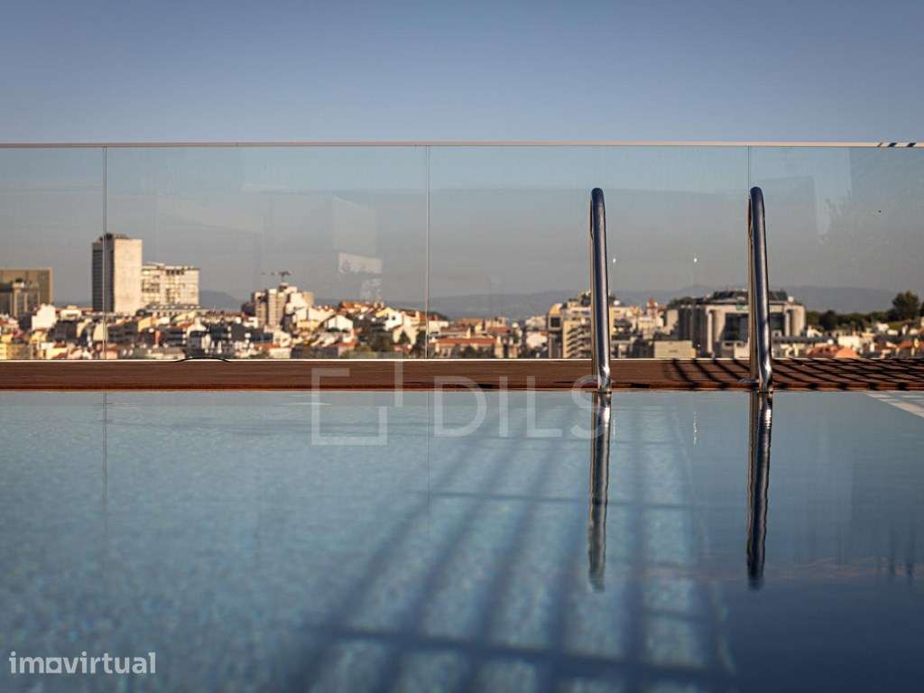 Penthouse T4, com piscina e terraço nas Avenidas Novas, Lisboa - Grande imagem: 4/115