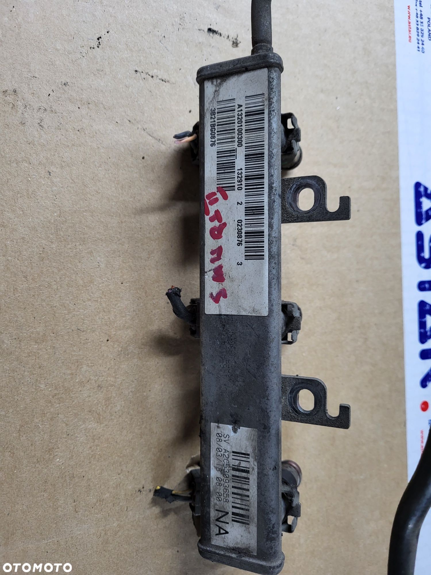 Listwa wtryskowa i wtryski smart fortwo 450 1.0benzyna komplet - 1