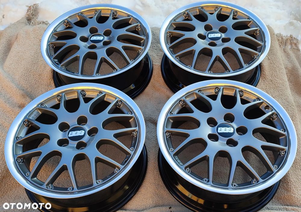 Felgi Aluminiowe Skręcane 2-TLG Oryg. Vw Golf IV BBS RS 771 Jubi 16 Cali 5x100 6,5Jx16 Et42 Grafit + Poerka  Bdb !!!  Starogard Gdański - 1