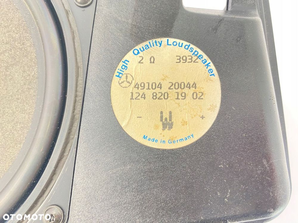 GŁOSNIK ACTIVE BASS W BOCZEK DRZWI MERCEDES W124 1248201902 - 10