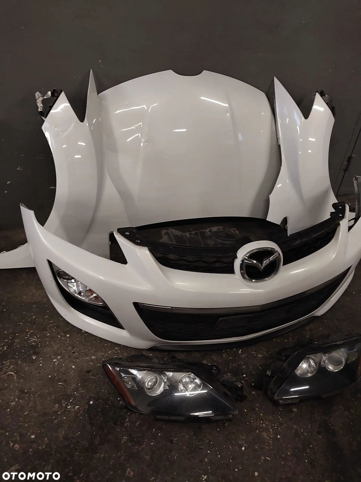 Mazda cx7 maska zderzak blotniki lampy - 1