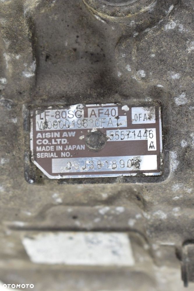 Skrzynia Biegów Opel INSIGNIA A ASTRA J 2.0 CDTI automat 55571446A TF-80SC - 3