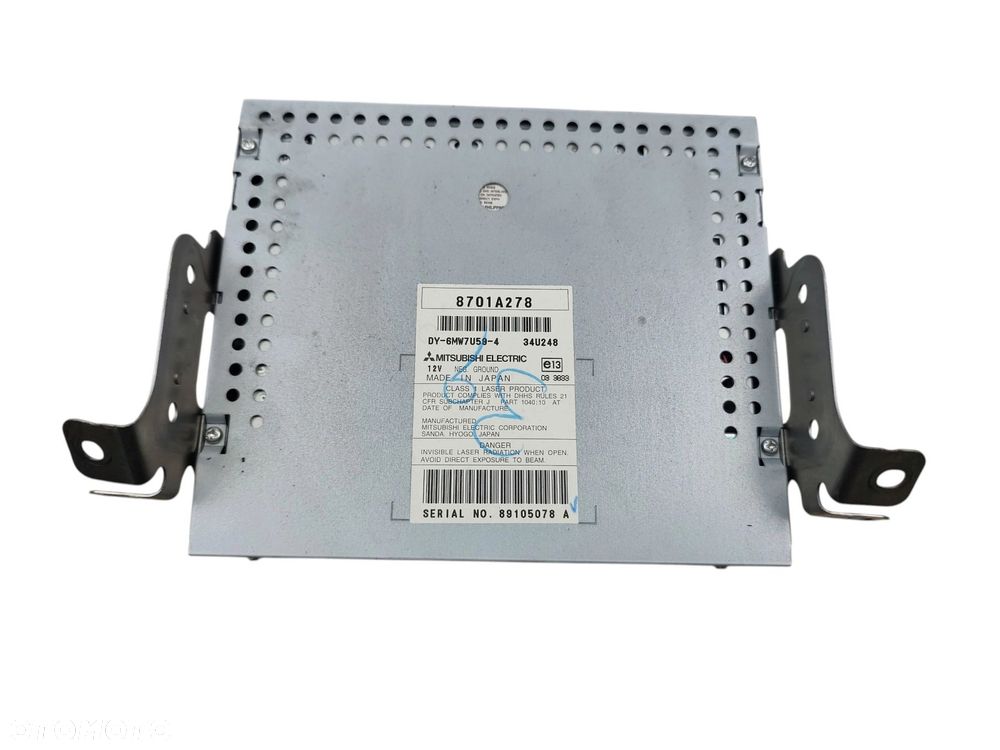 RADIO Z PANELEM MITSUBISHI LANCER VIII (2007-2015) 1.8 MIVEC 143KM 8701A278 - 10