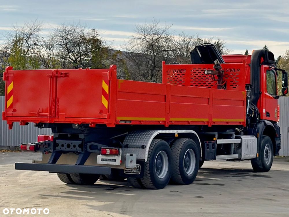 Mercedes-Benz AROCS 2640 * SKRZYNIA 6,50 m * HIAB 144 BS - 3 + PILOT / 6x4 - 7