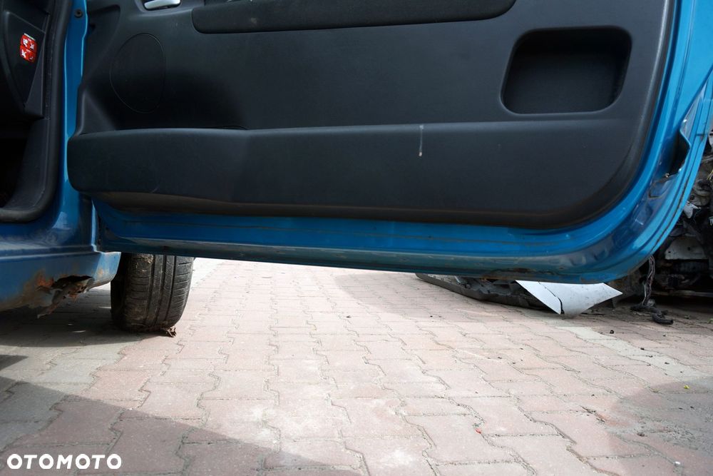 DRZWI PRZEDNIE PRAWE 207  3D HB KMU  NIEBIESKI PEUGEOT 2006-2009 - 10
