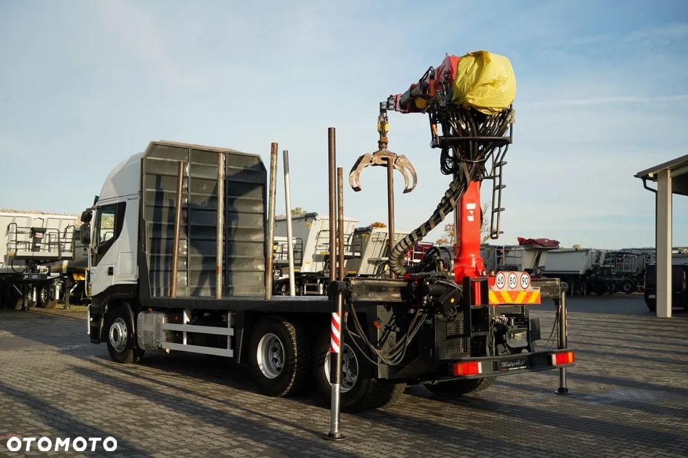 Iveco STRALIS  560 / 6X4 / DO DREWNA / DO DRZEWA / DO LASU /  HDS PALFINGER EPSILON  / UDŹWIG - 5 250 KG - 4