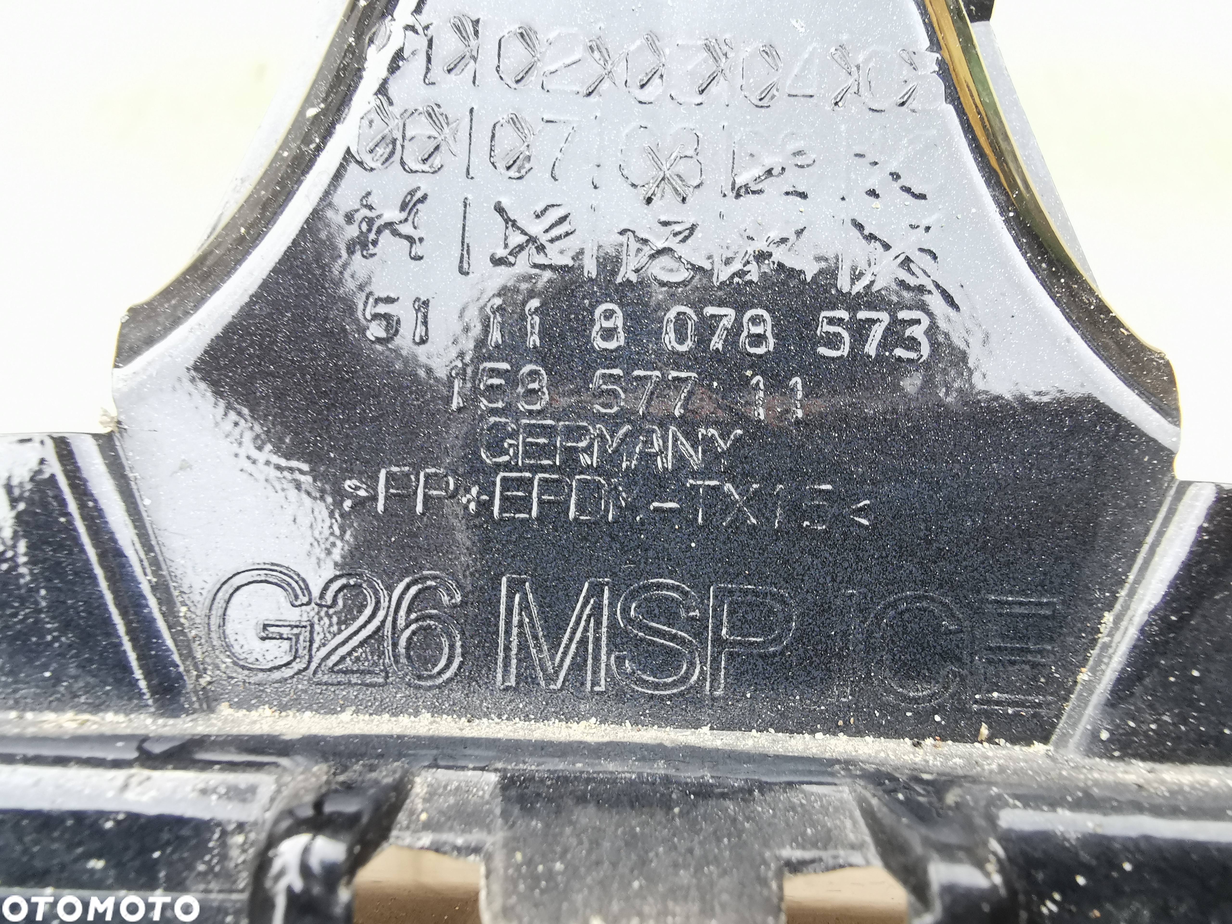 ZDERZAK PRZÓD PRZEDNI BMW 4 IV G26 GRAN COUPE M-PAKIET MSP ICE 5111 8078573 ORYGINAŁ - 10