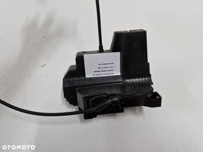renault scenic 3 iii zamek drzwi prawy tył tylny 6 pin 825020005r - 2