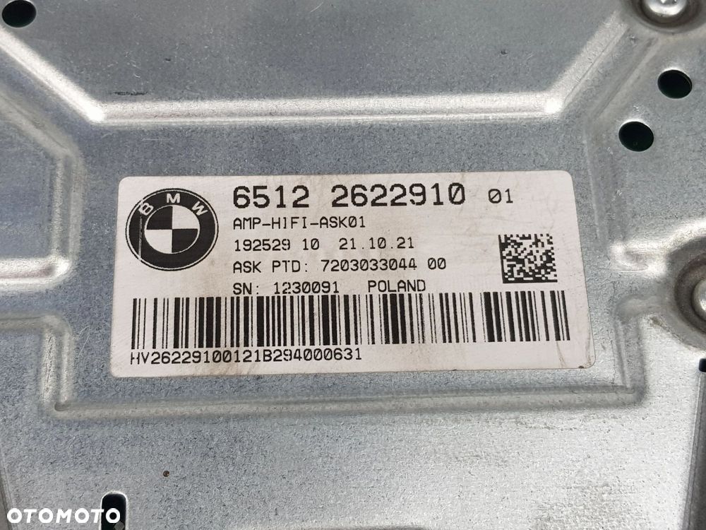 NOWY ORYGINALNY Wzmacniacz Moduł Audio BMW 2 F44 2622910 - 9