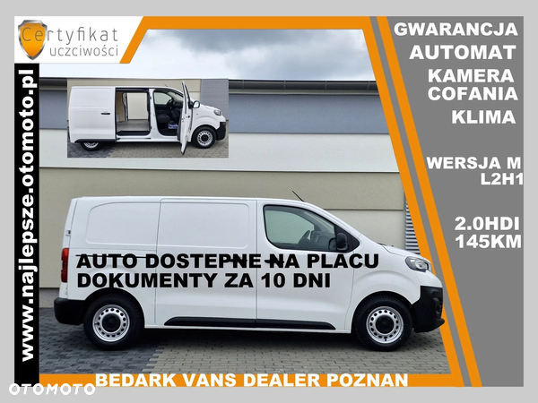 Citroën Jumpy, wersja M, automat, klima, kamera cofania