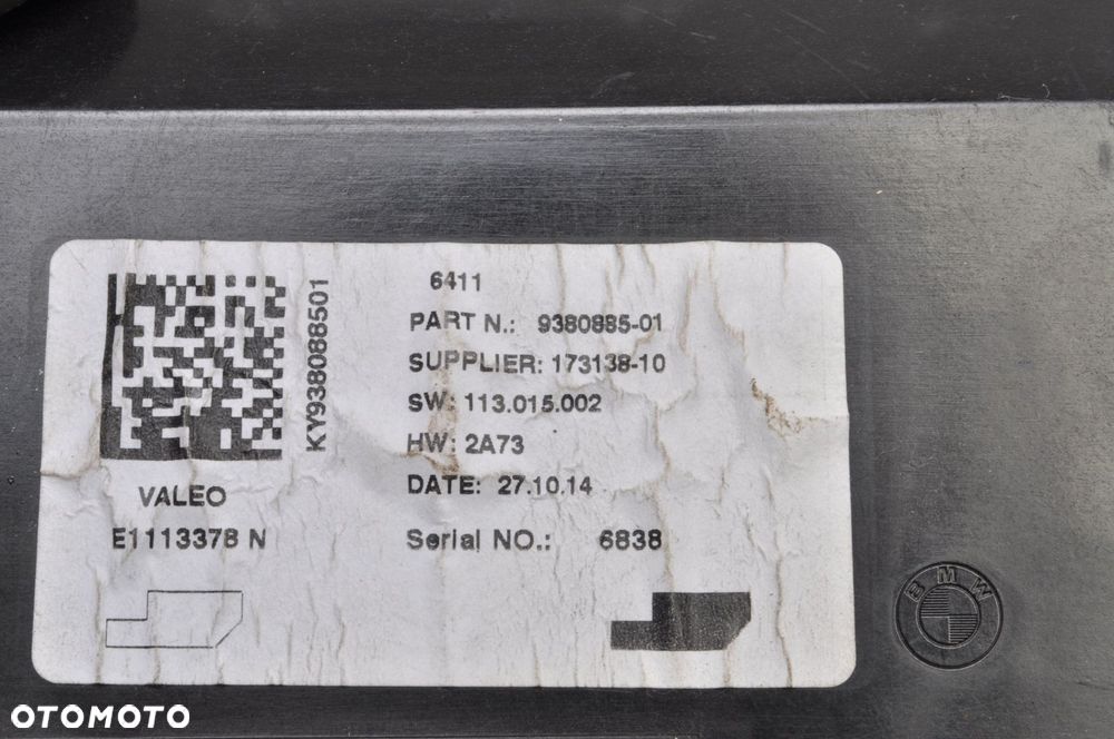 MINI F56 F55 MODUŁ STEROWNIK KLIMATYZACJI 9380885 - 4