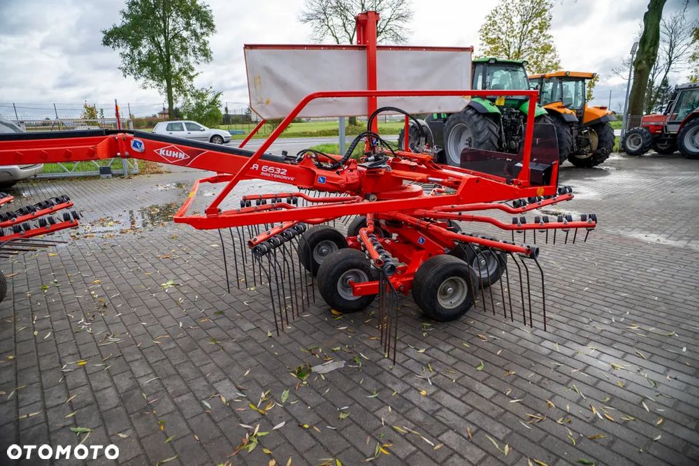 Kuhn ZGRABIARKA GA 6632 ZGRABIARKA KUHN Zapraszam Posiadam wiele maszyn Ciagnik Prasa Kosiarka - 13