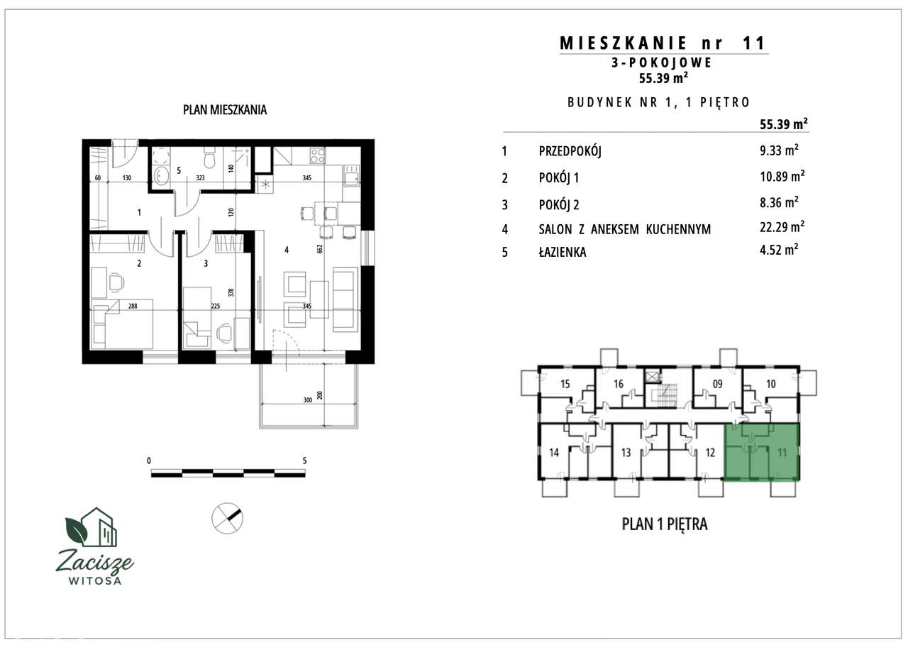 Mieszkanie nr 11 Zacisze Witosa, Chrzanów