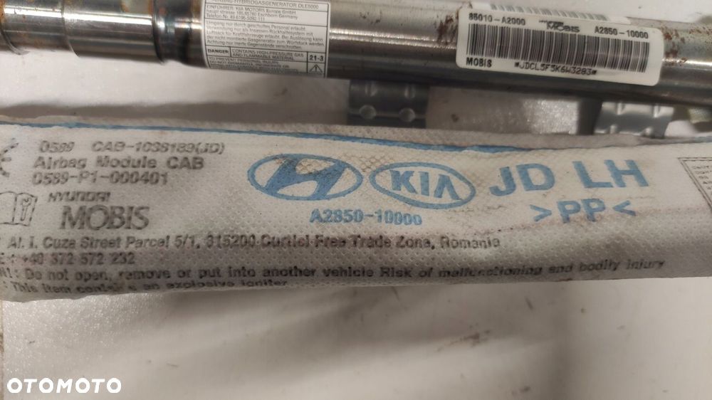 KURTYNA POWIETRZNA LEWA KIA CEED II KOMBI 12-17 85010-A2000 - 2