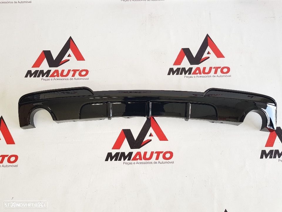 Difusor Traseiro BMW Série 5 F10/F11 M-Performance 535D Preto Brilhante - 1