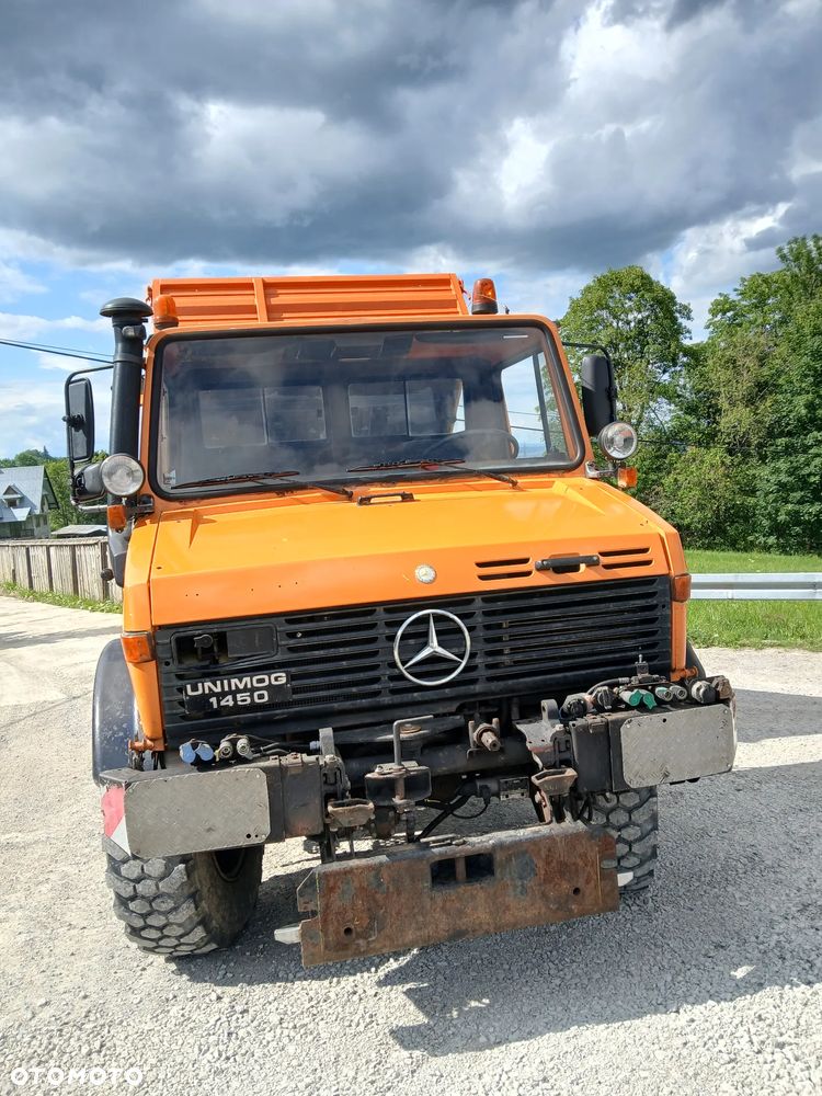 Mercedes-Benz Unimog 1450 4x4 Czołownica Ciagnik rolniczy - 11