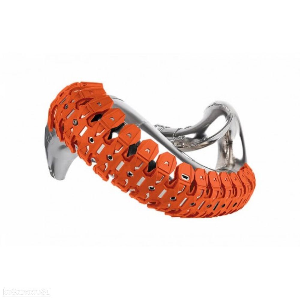 protecao de escape polisport laranja - 1