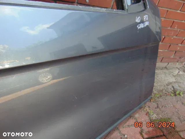 BMW x5 e53 drzwi prawe przód przednie prawa ładne w kolor 400 STAHLgrau DOSTAWA - 3