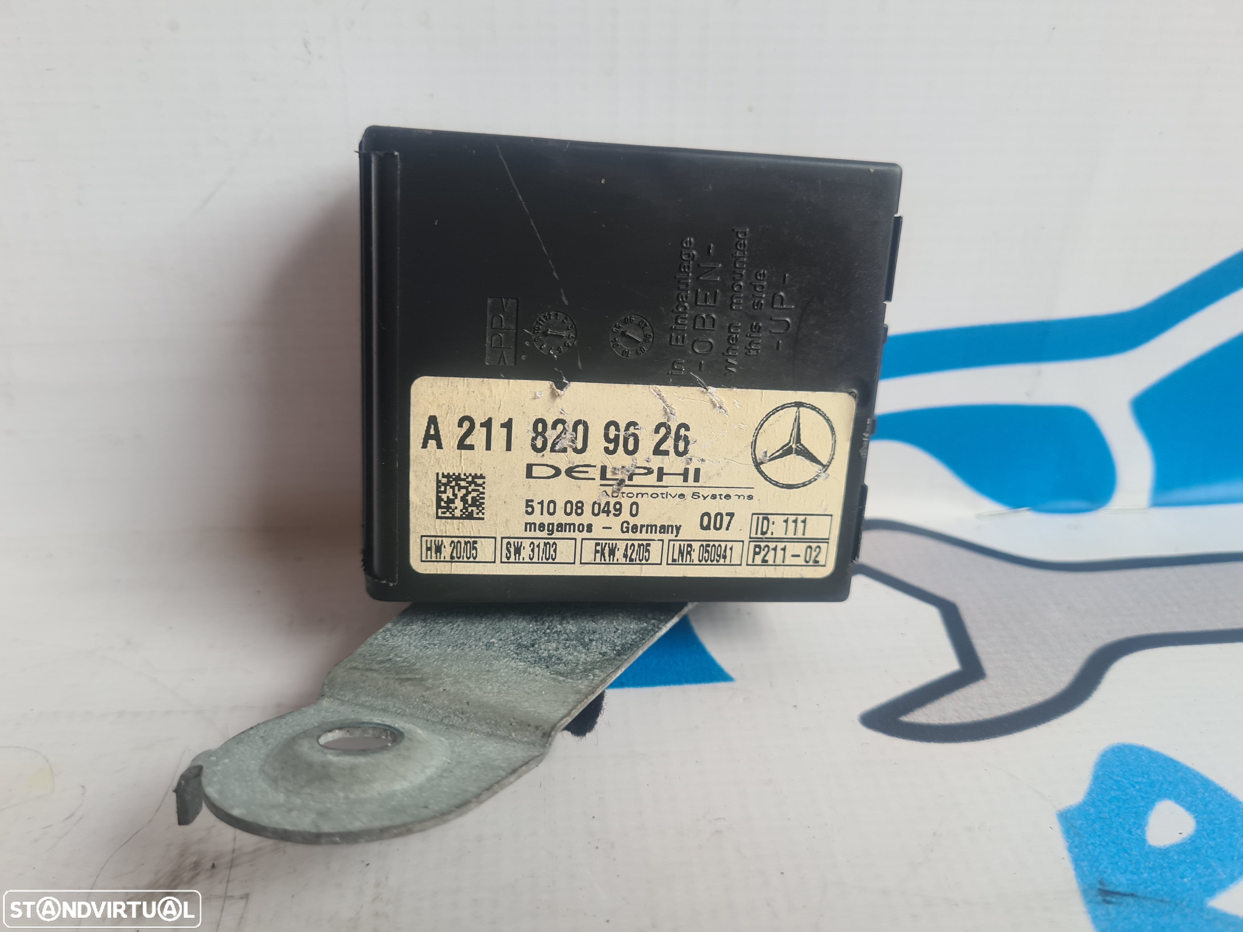MODULO CENTRALINA SENSOR ALARME CONTROLE DELPHI A2118209626 2118209626 MERCEDES BENZ CLASS E W211 E220 CDI 150CV OM646961 646961 - 1