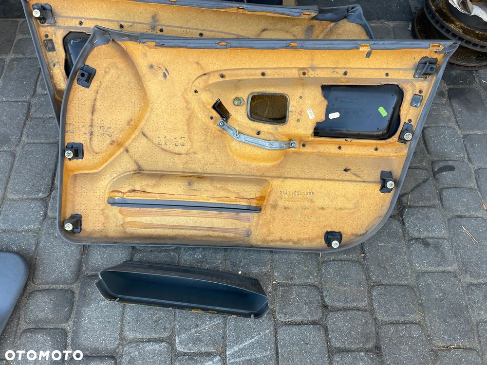 Boczki bmw e36 sedan skóra biała - 7
